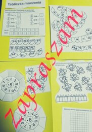 Tabliczka mnożenia, dzielenia - wklejki, karty pracy