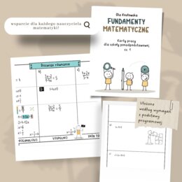 Fundamenty matematyczne - karty pracy dla szkoły ponadpodstawowej