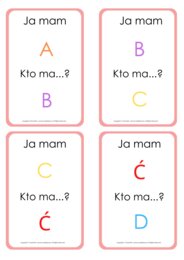 Ja mam, kto ma? - litery