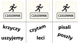 Powtórka gramatyki - memory z częściami mowy