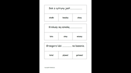 Klamerkowe czytanie ze zrozumieniem – utrwalanie czytania