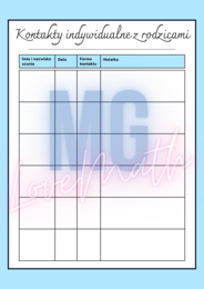 Planer 2025/2026 dla nauczyciela lub wychowawcy