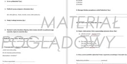 "Zemsta" - karta kontrolna/sprawdzian wiadomości