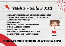 DZIEŃ NIEPODLEGŁOŚCI ŚWIĘTO 11 LISTOPADA PAKIET 3 MAJA - ponad 200 stron