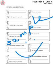 Together 5 Unit 7 - materiały dodatkowe