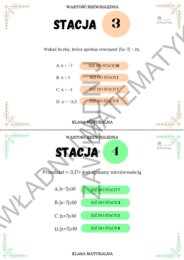 Stacje zadaniowe - wartość bezwzględna