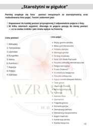 Na osi czasu - starożytność - powtórka do matury