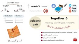 Together 6, welcome unit, materiały uzupełniające podręcznik, No-prep, utrwalenie z Together 5