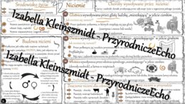 Sketchnotka - notatka „Nicienie-zwierzęta, które mają nitkowate ciało” wykonana w power point do edycji. Biologia 6; „Od parzydełkowców do pierścienic”