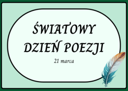 ŚWIATOWY DZIEŃ POEZJI – cytaty – gazetka – 21 str. – fiszki – wersja 3