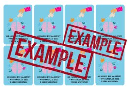 Wklejka do zeszytu - wklejka motywacyjna