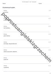 Teen Explorer 7 - Unit 7 - testy