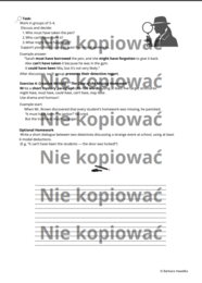 Scenariusz i karta pracy The Grammar of Lies and Secrets – Modals of Deduction (B2)