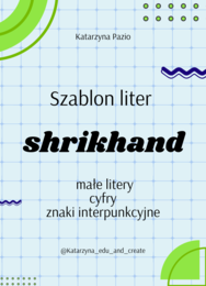 Szablon liter – shrikhand – małe