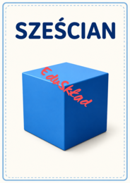 Bryły geometryczne – pakiet kolorowych plakatów do druku