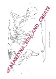 Mapy konturowe - kontynenty