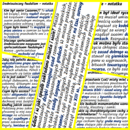 Kościół, społeczeństwo i kultura w średniowieczu – KOMPLET NOTATEK