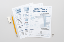 Karta pracy „Rodzaje opadów”