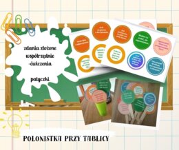 zdania złożone współrzędnie -ćwiczenia patyczki