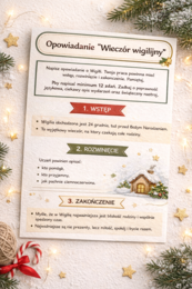 Świąteczne karty pracy: Wigilia