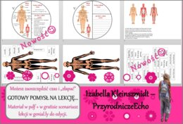 Pomysł na lekcję/karta pracy/stacje zadaniowe/materiał do lekcji do tematu „Szkielet i mięśnie umożliwiają ruch” w pdf. W gratisie niekomercyjny scenariusz lekcji/pomysł na lekcję w programie genial.ly do edycji. Przyroda 4. Dział „Odkrywamy tajemnice ci