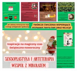 Sensoplastyka i arteterapia wespół z Mikołajem - prezentacja pełna inspiracji