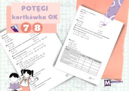 Kartkówka ok potęgi klasa 7 z odpowiedziami.