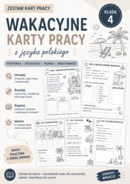 WAKACYJNE KARTY PRACY DLA KL. 4 - 5