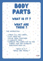Body Parts. What is it? Kids Can1