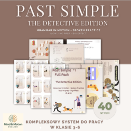 Past Simple - gry i materiały do mówienia (klasy 3-6)
