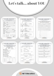 Let's talk... about you - Nauka podstawowych pytań w języku angielskim i przedstawiania się