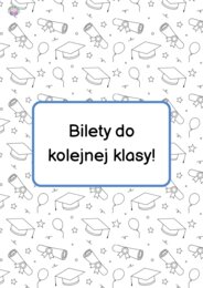 Bilet do Następnej Klasy: Twój Paszport do Przygody (7 stron)