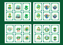 DZIEŃ ZIEMI – memory – 42 szt. – biblioteka – przedszkole – świetlica