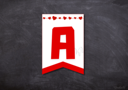 Walentynki - girlanda