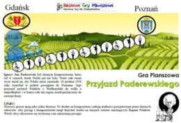 Przyjazd Paderewskiego – Gra planszowa
