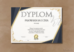 Dyplomy Pasowania na Ucznia – zestaw nr 1