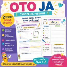 Ćwiczenie pisemne. Oto ja