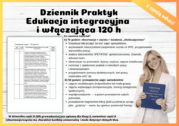 Dziennik Praktyk Edukacja integracyjna i włączająca 120 h
