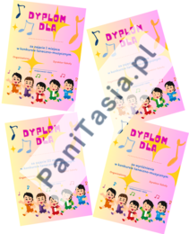 Dyplomy konkurs taneczno-muzyczny