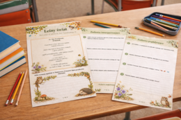 Leśny świat – karta pracy do wiersza ks. Twardowskiego