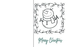 Christmas cards, kartki świąteczne, kolorowanki