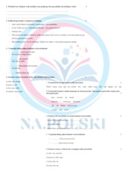 Wykrzyknik i partykuła - kartkówka