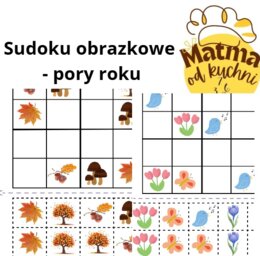 Sudoku obrazkowe - pory roku
