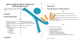 program mediacji rówieśniczych - regulamin punktu mediacji