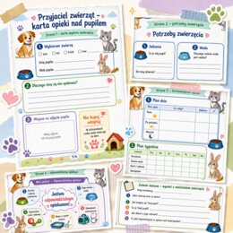 Przyjaciel zwierząt - karta opieki nad pupilem