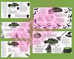 Gazetka / Mapa Myśli - Halloween
