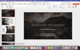 Kamienie na szaniec - nowoczesna prezentacja