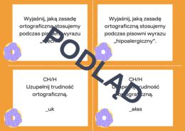 Planszowa gra ortograficzna