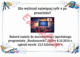 🧩„Liczba π, która potrafi zaskoczyć” – gazetka tematyczna