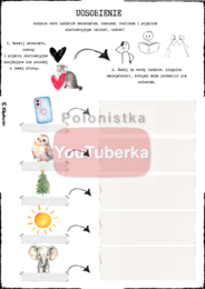 Uosobienie - karta pracy